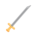 an ornate sword